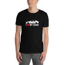 Load image into Gallery viewer, I ❤ My Sedan Black T-Shirt